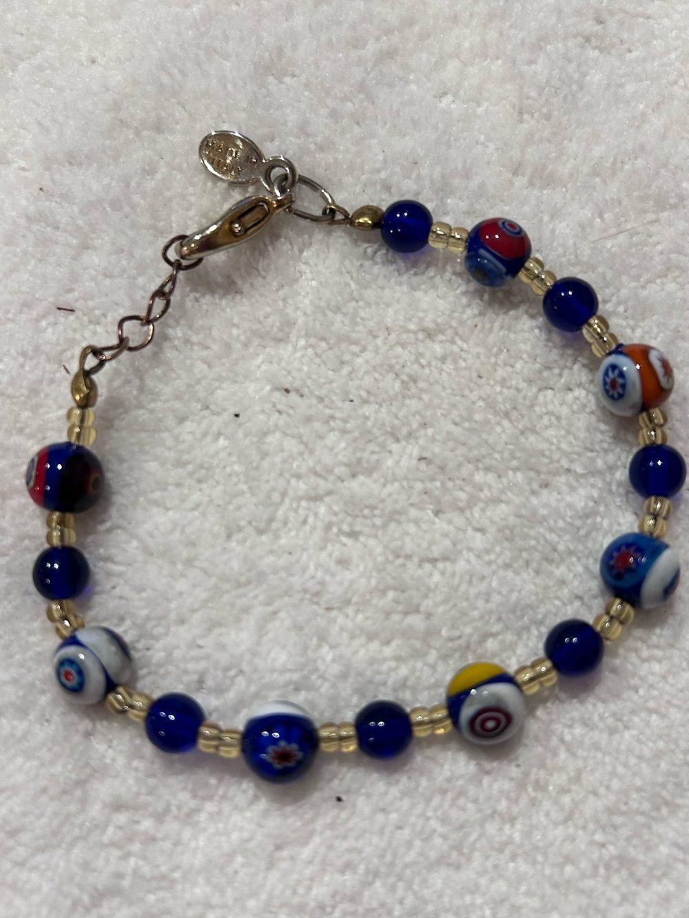 Colourful Beaded Murano Glass Beaded Bracelet
